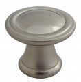 80110-SN - Round Deco Cabinet Knob – Satin Nickel (Pack of 10) 